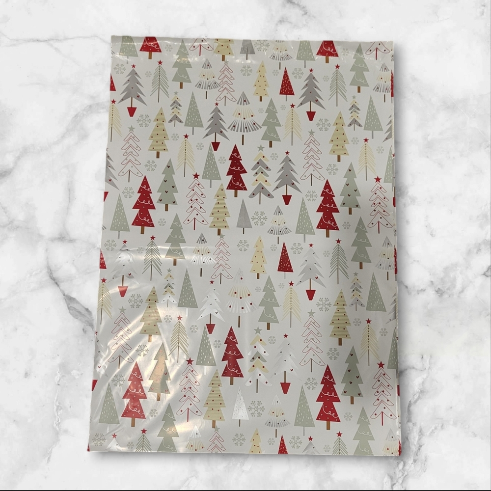 5 ct Christmas Trees Poly mailers For Putting Gifts In Under The Tree